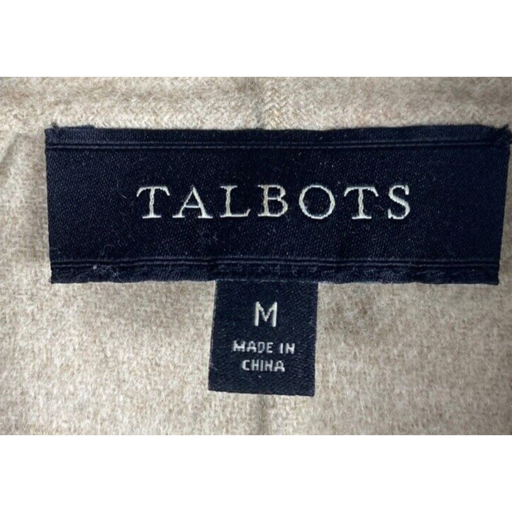 Talbots Medium Open Front Wool Jacket Coat Gray T… - image 6